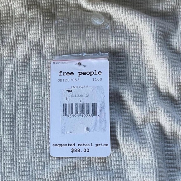 Free People Lace Ruffle Prairie Blouse Cream Romantic Cottagecore Top Size S - Picture 7 of 7